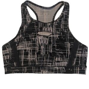 Calvin Klein Black and Gray Sport Bra